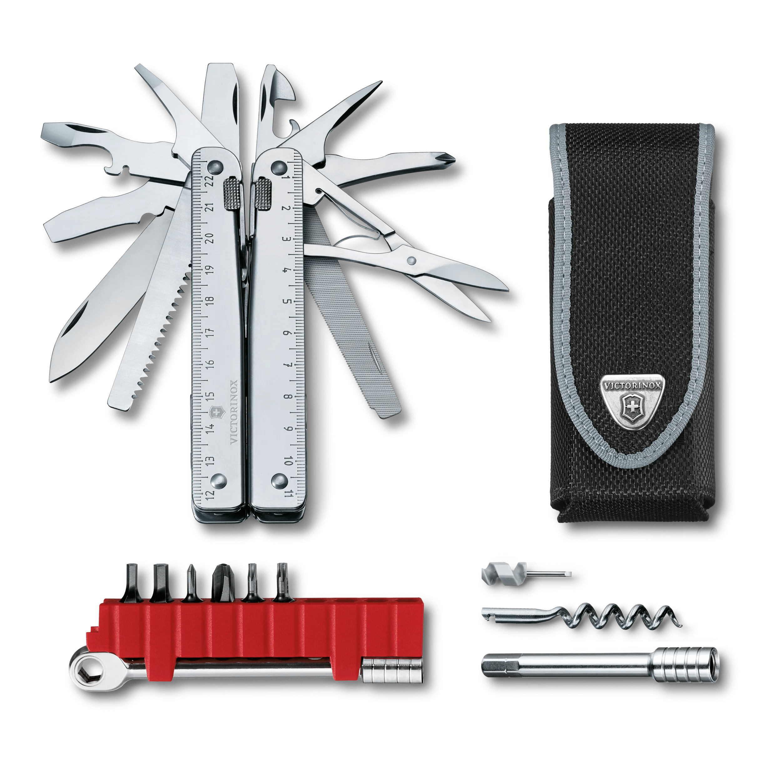 Victorinox Swiss Tool X Plus Ratchet In Includes Nylon Belt Pouch