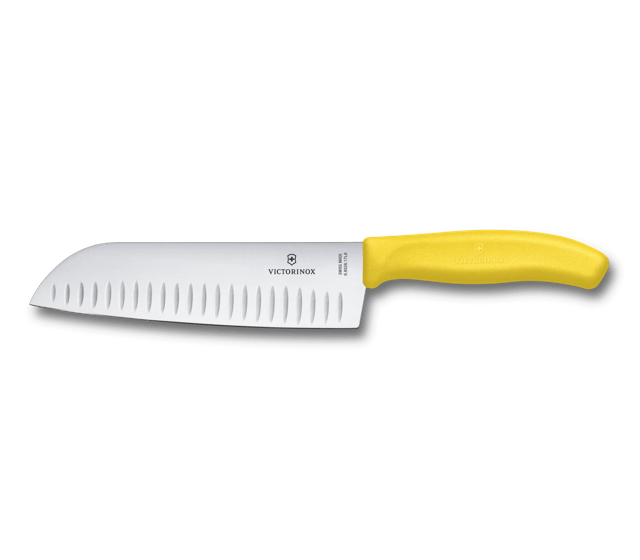 Faca Santoku Swiss Classic lâmina com sulcos-6.8526.17L8B