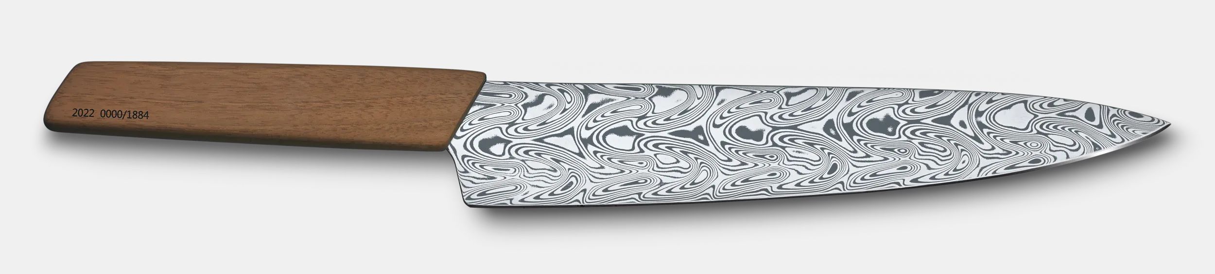 Swiss Modern Carving Knife Damast Limited Edition 2022 - 6.9010.22J22