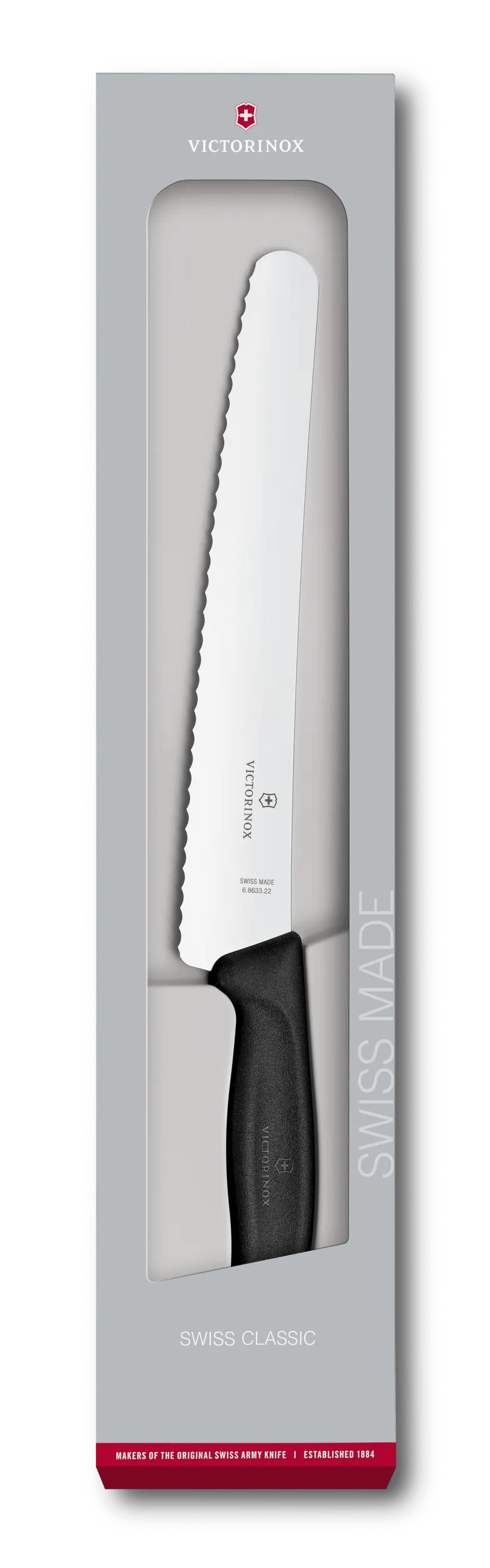 Cuchillo Swiss Classic para pan y pastelería-6.8633.22G