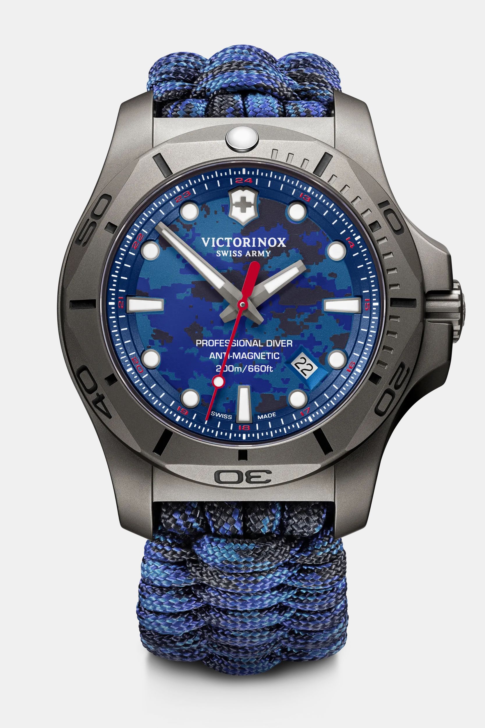 Victorinox inox diver blue top