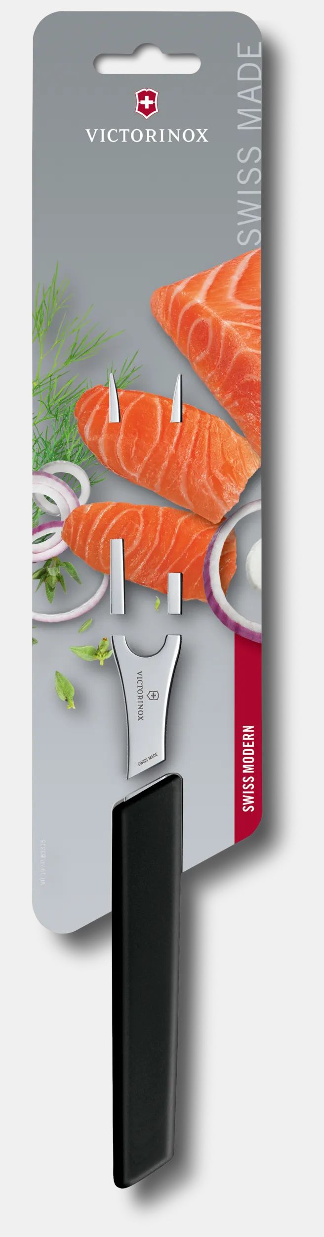 Victorinox 「スイスモダン」カービングフォーク ブラック