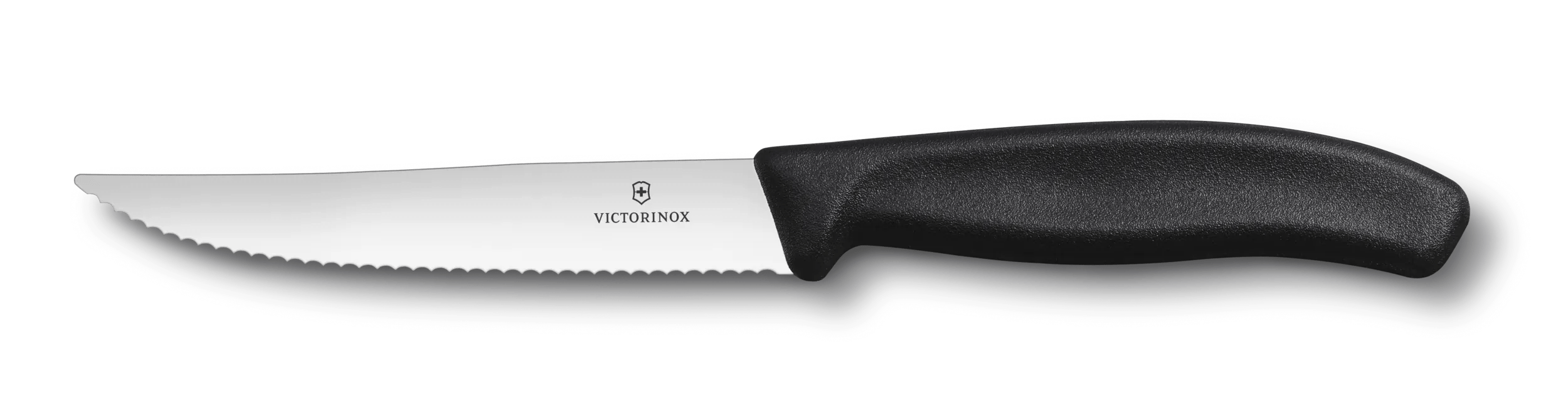 Victorinox Cuchillo para chef Swiss Classic con filo con alvéolos en negro  - 6.8023.25G