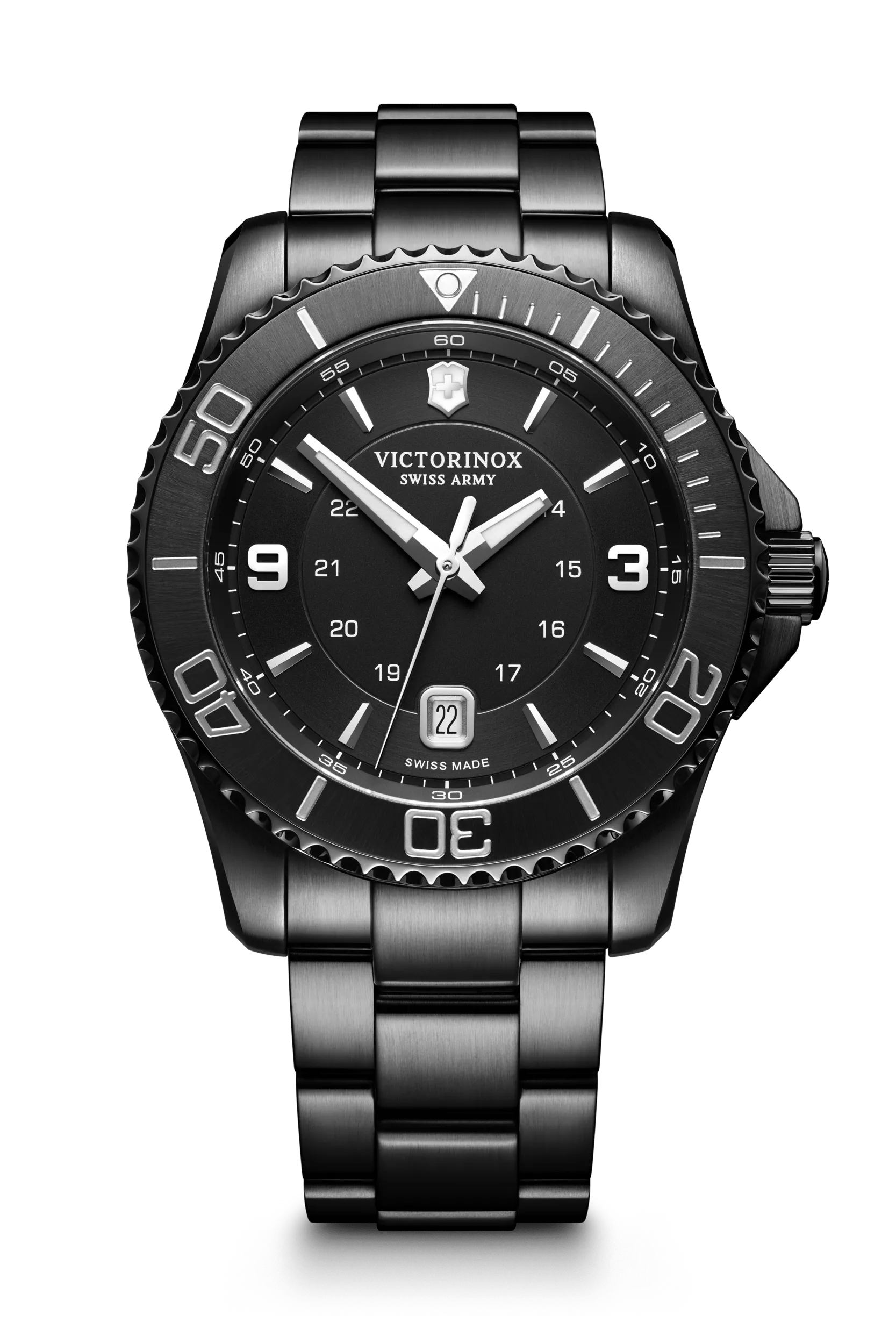 Reloj victorinox negro sale