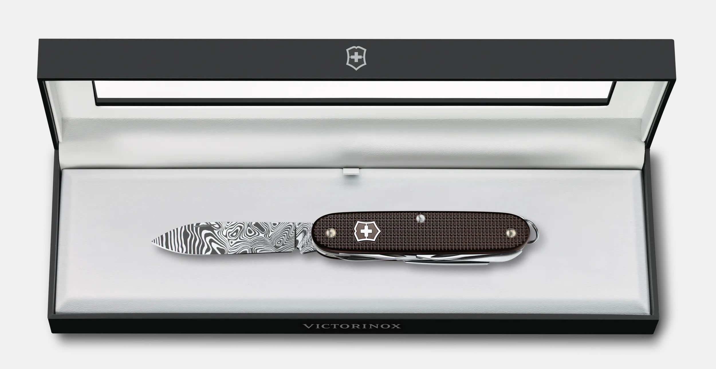 Victorinox Farmer X Alox Damast Limited Edition 2024 in Dark Brown 0.8271.J24