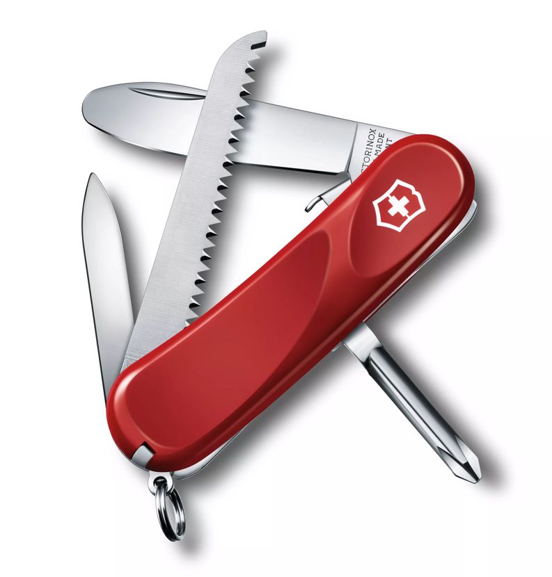  Victorinox Rally Swiss Army Knife, Compact 9 Function Swiss  Made Pocket Knife with Magnetic Phillips Screwdriver, Bottle Opener and Key  Ring – Red : Tools & Home Improvement