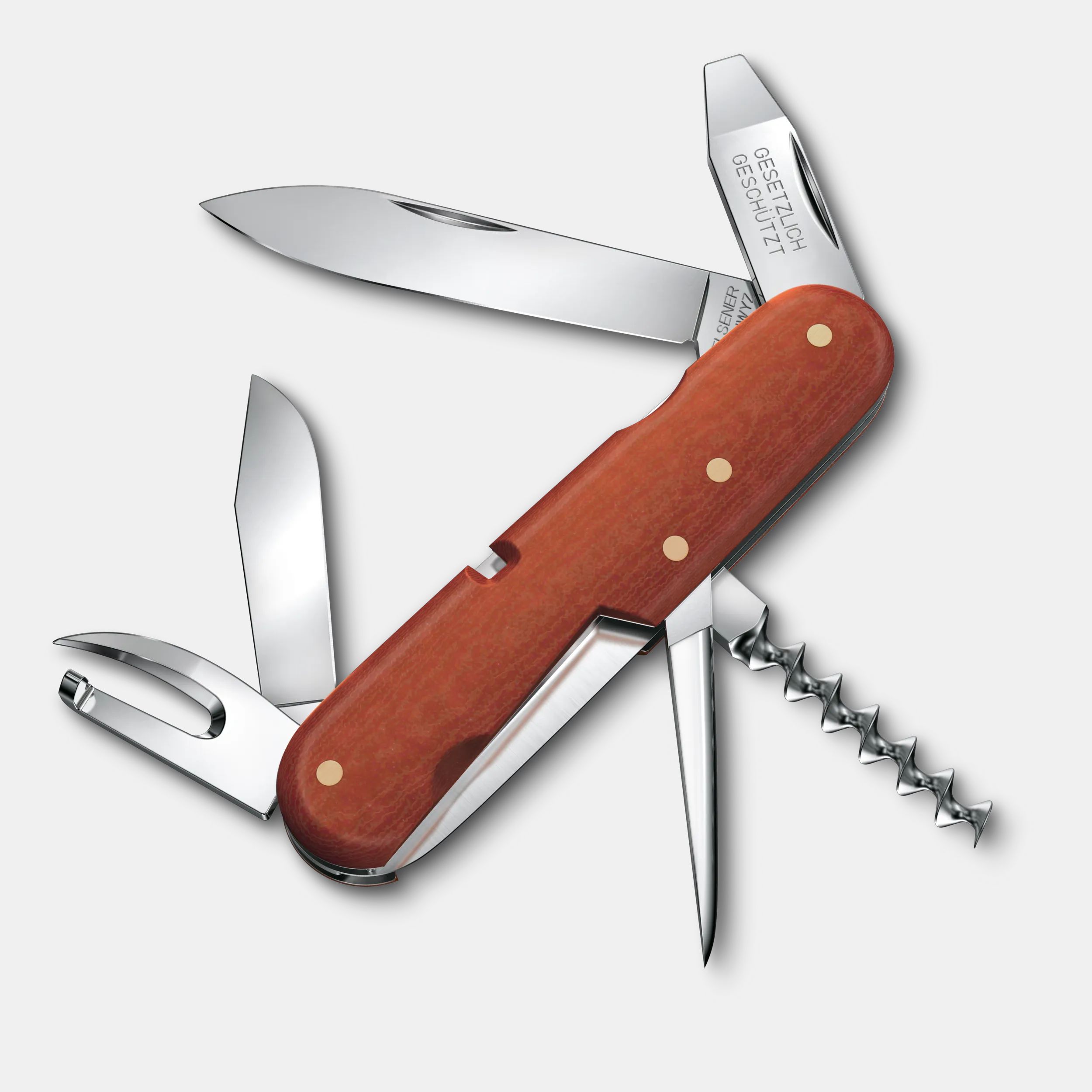 Victorinox Replica 1897 Limited Edition in Red, vulcanized