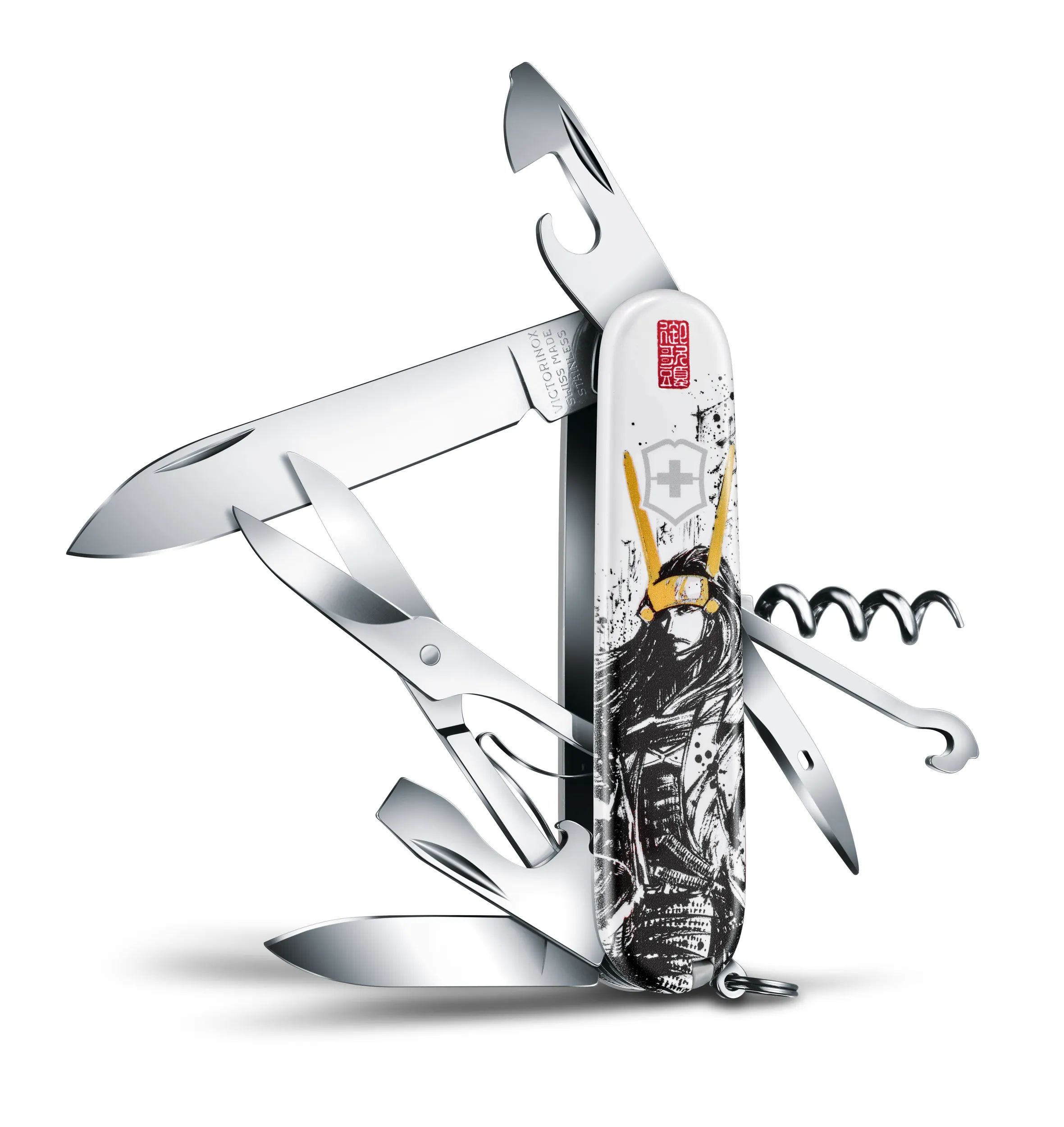 Victorinox 戦国墨絵クライマー 石田三成 ホワイト - 1.3703.7-X3