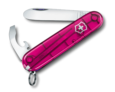  Victorinox Evolution 10 Grip Swiss Army Knife, 13 Function  Swiss Made Pocket Knife with Large Blade, Screwdriver and Corkscrew -  Evolution 10 Grip Red/Black : Everything Else