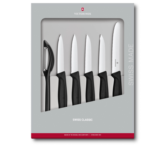 Swiss Classic Paring Knife Set, 6 pieces-6.7113.6G