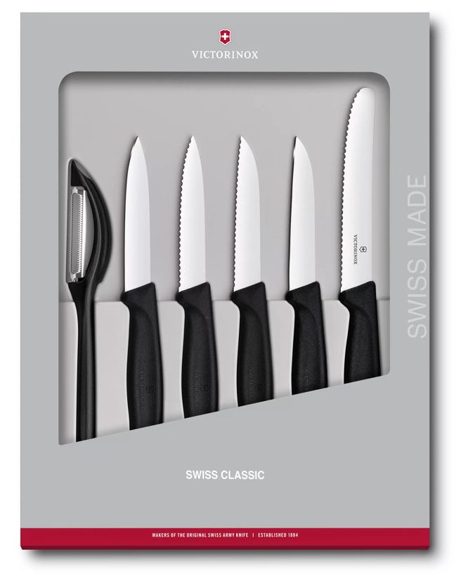 Swiss Classic 削皮刀具組，6件裝-6.7113.6G