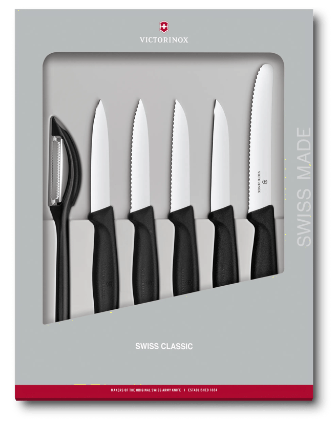 Swiss Classic Paring Knife Set, 6 pieces-6.7113.6G