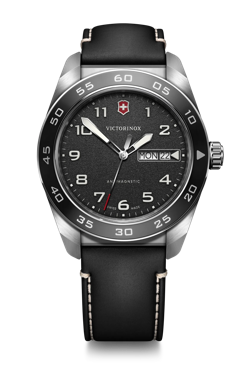 時計 VICTORINOX SWISS ARMY 241751 Victorinox Swiss Army Alliance Quartz Black Dial Steel Men's