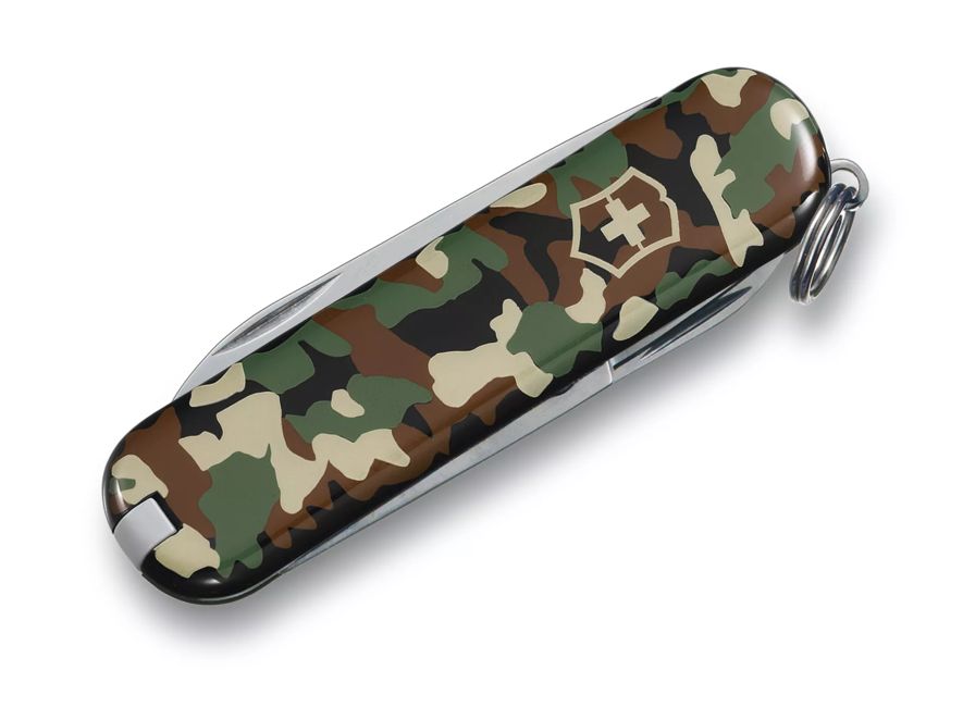 Victorinox Classic SD Swiss Army Knife - Black / Red / Blue / Pink / White  / Jelly Red / Jelly Blue / Navy Camouflage / Walnut Wood