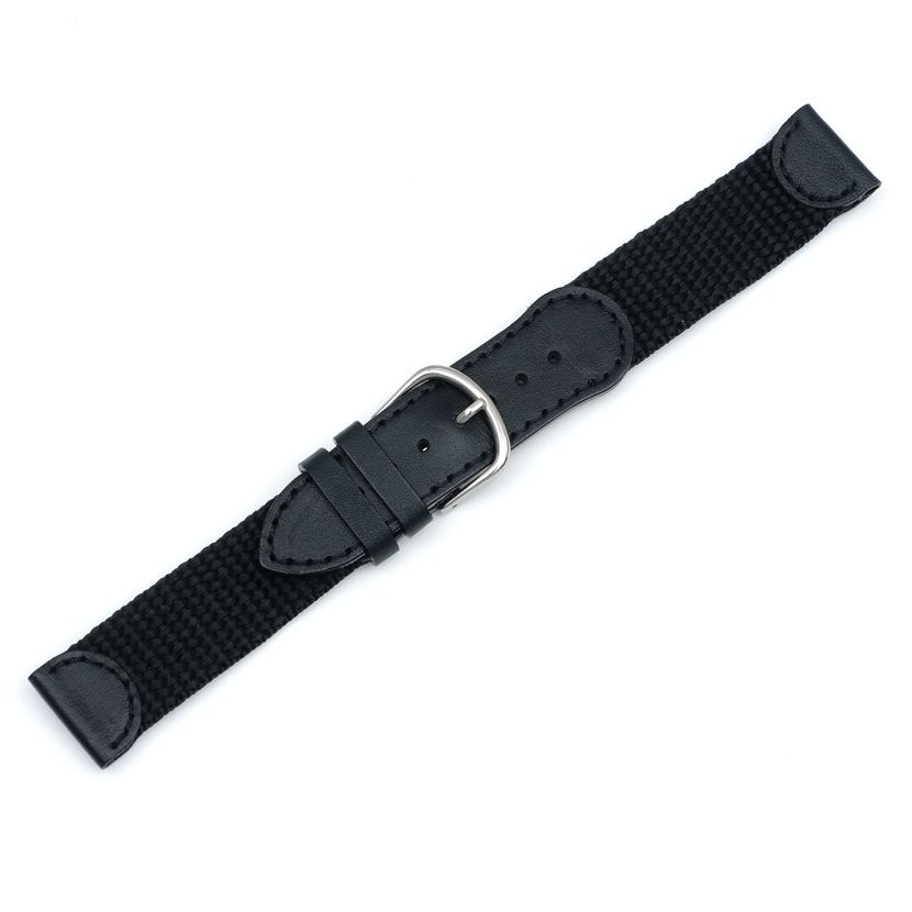 Victorinox Original Black Nylon Leather Strap with buckle 19