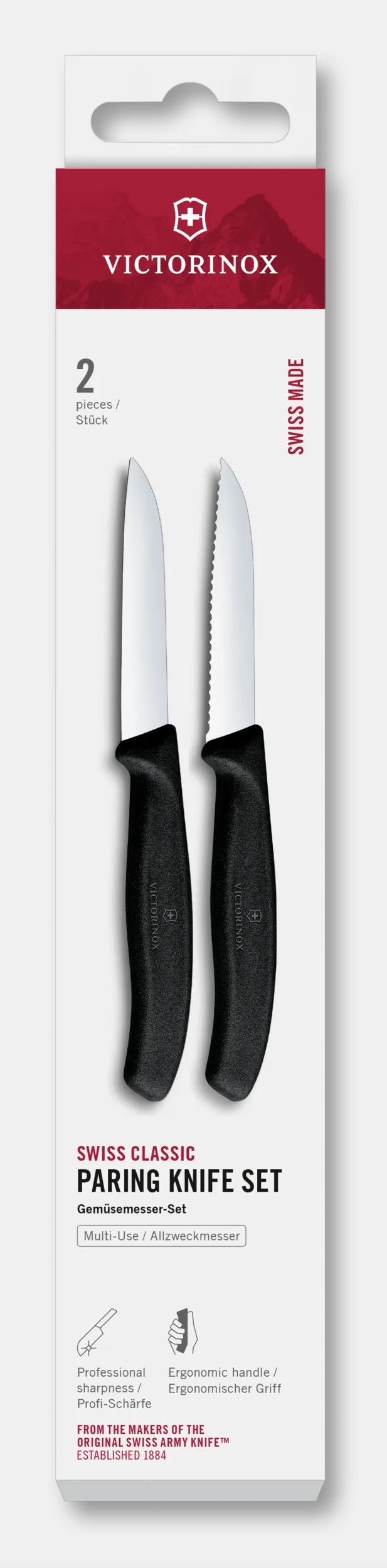 Swiss Classic Paring Knife Set, 2 Pieces - 6.7493.2