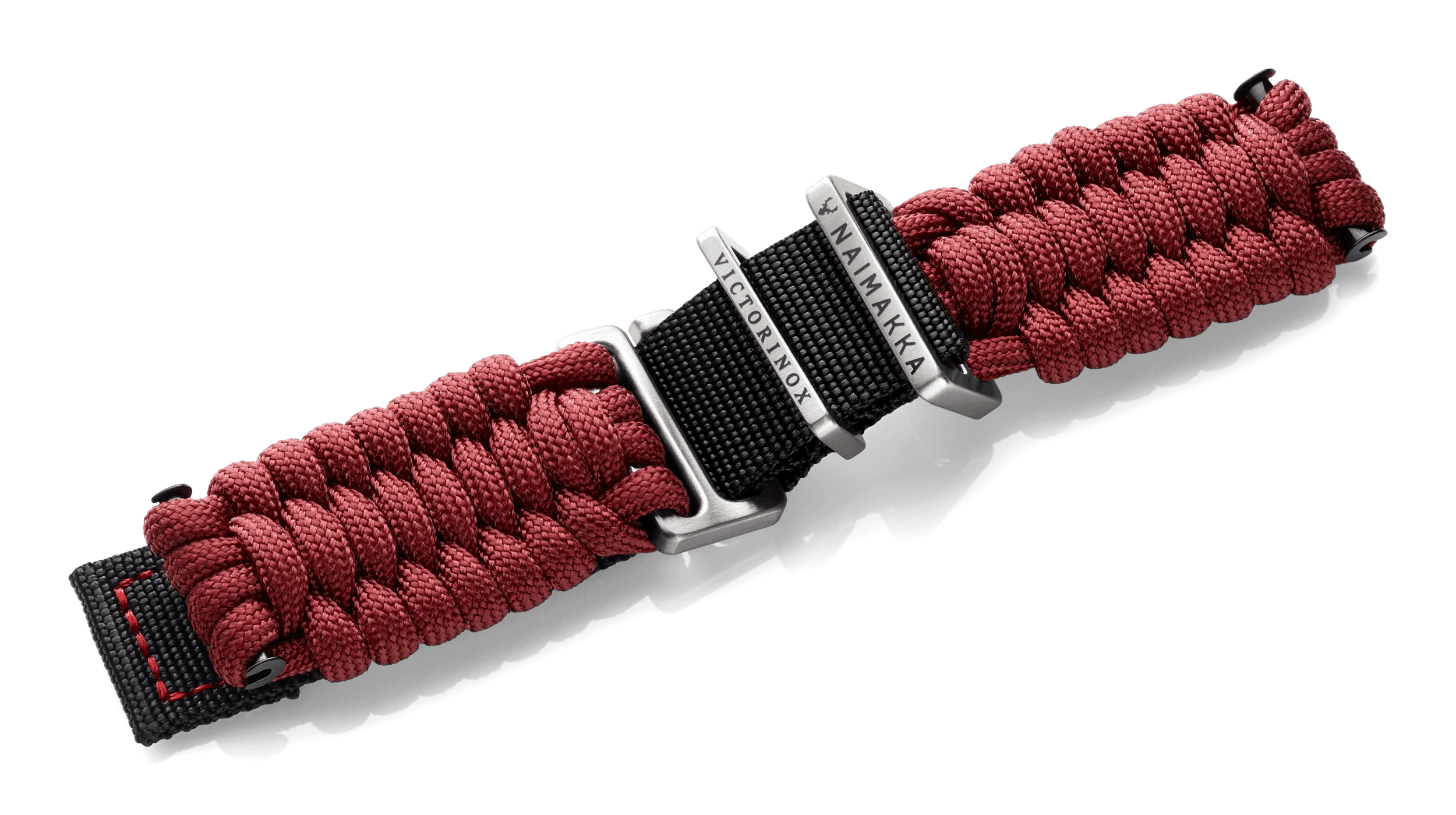 Red paracord strap with buckle-005336