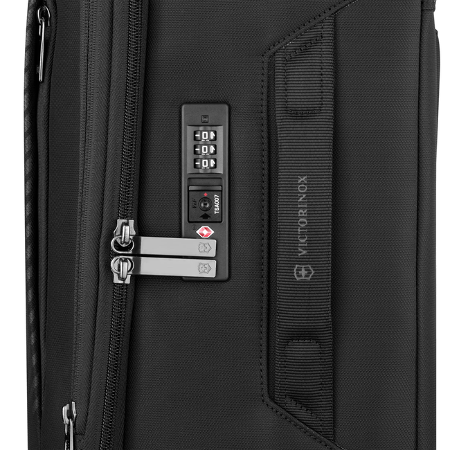 Victorinox Crosslight Frequent Flyer Plus Softside Carry-On in black ...