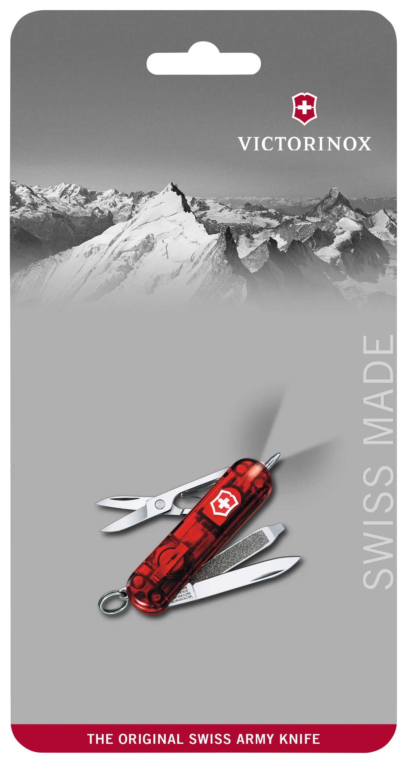 Victorinox シグネチャーライト WL レッド トランスペアレント