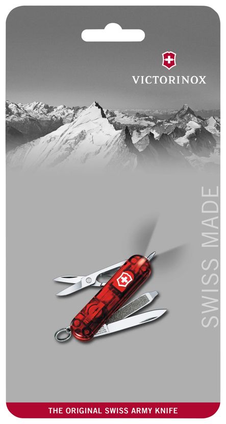 Victorinox Signature Lite in red transparent 0.6226.T