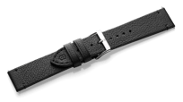 Black leather strap with buckle - 005685