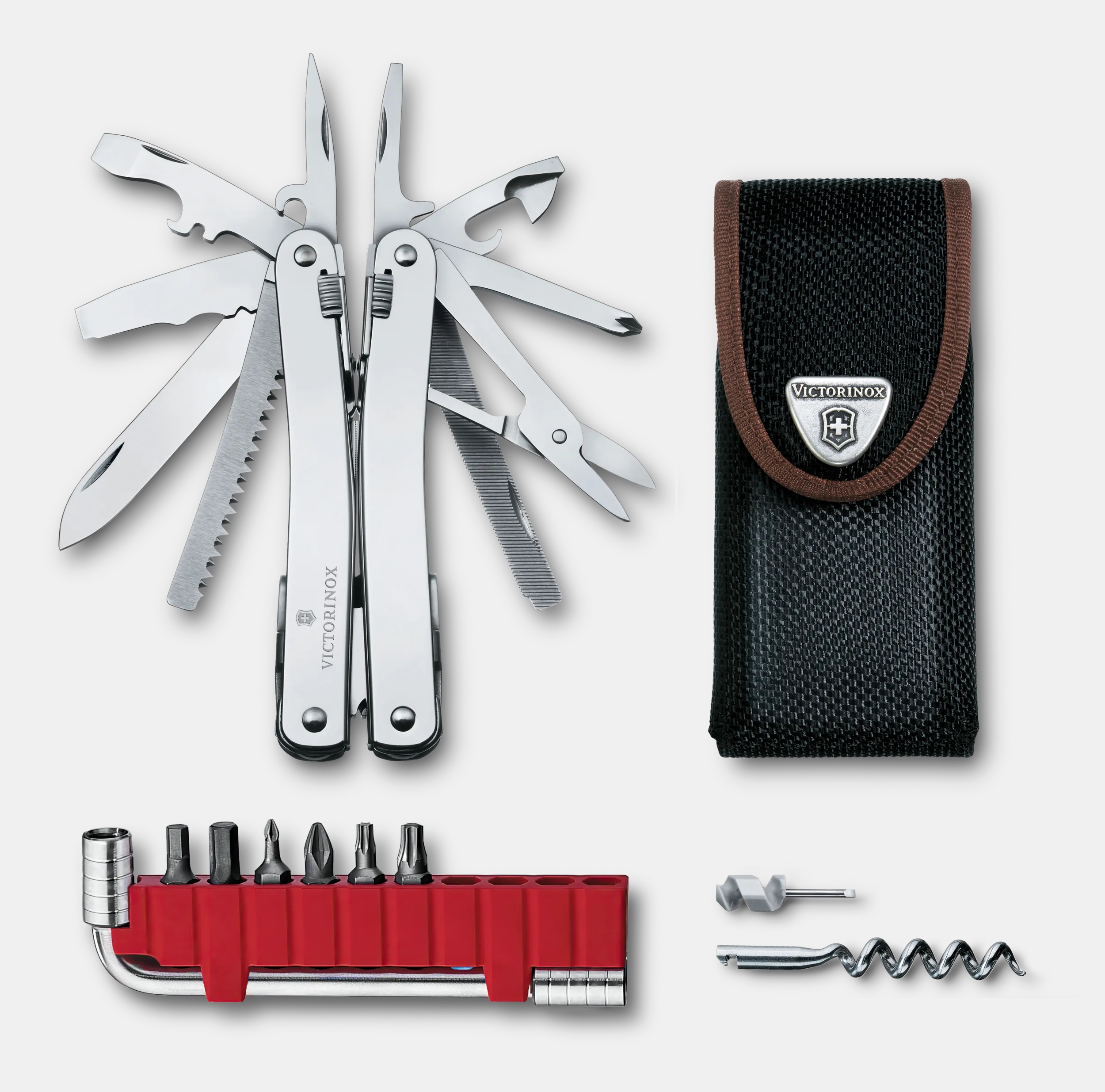 Victorinox Swiss Tool Spirit X Plus in Includes nylon belt pouch