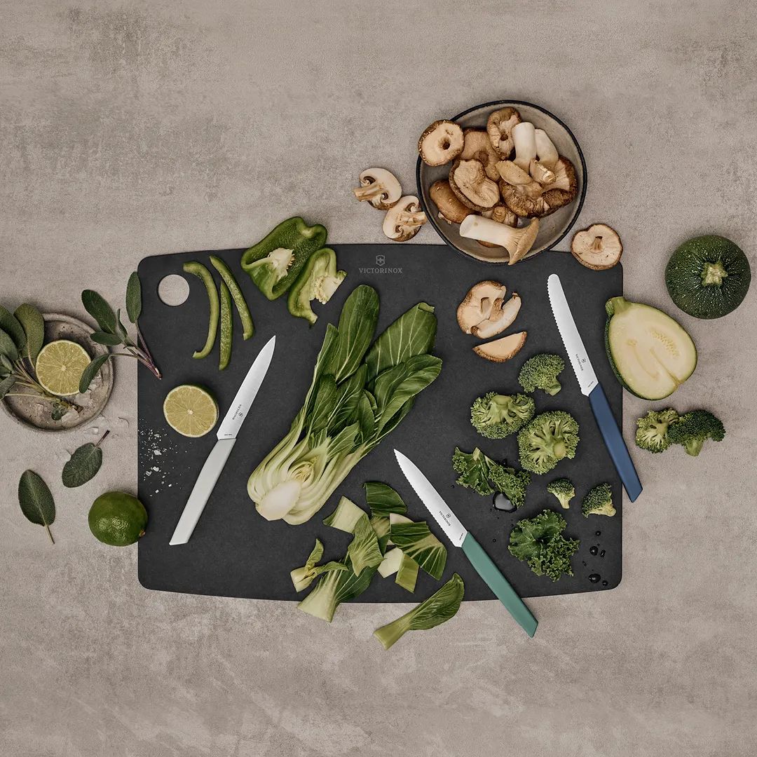 Victorinox Kitchen Series Cutting Board M in Black - 7.4122.3