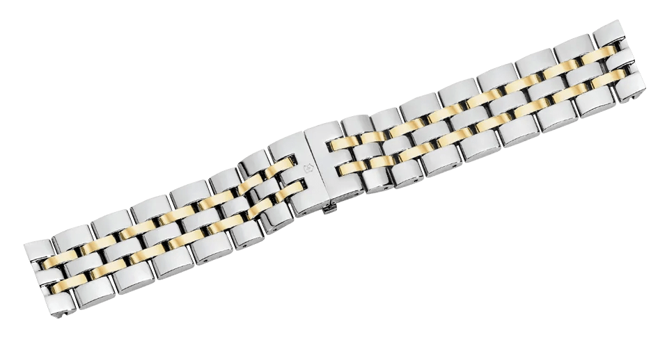 Alliance - Two-Tone Bracelet with Clasp-001358