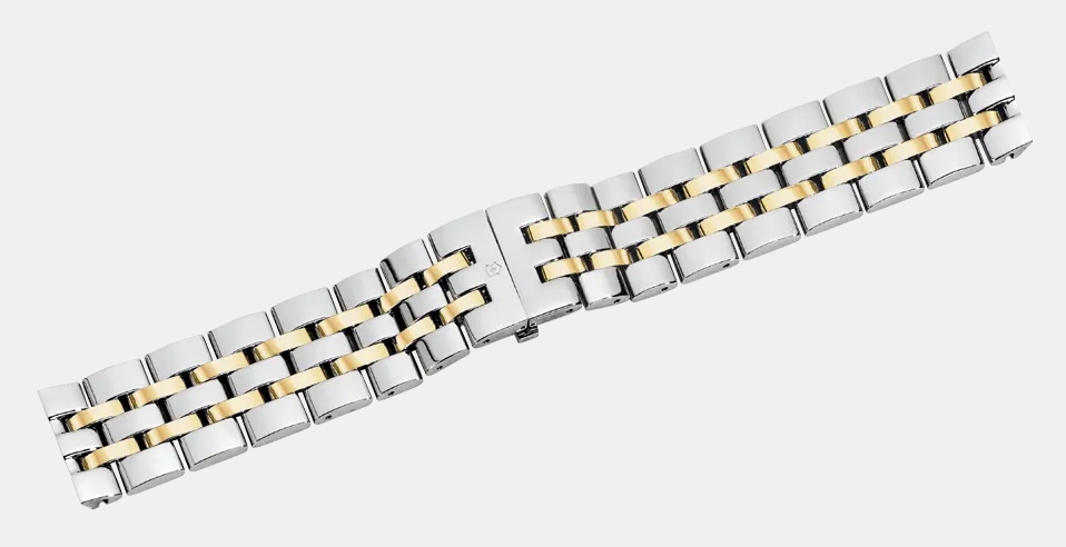 Alliance - Two-Tone Bracelet with Clasp - 001358