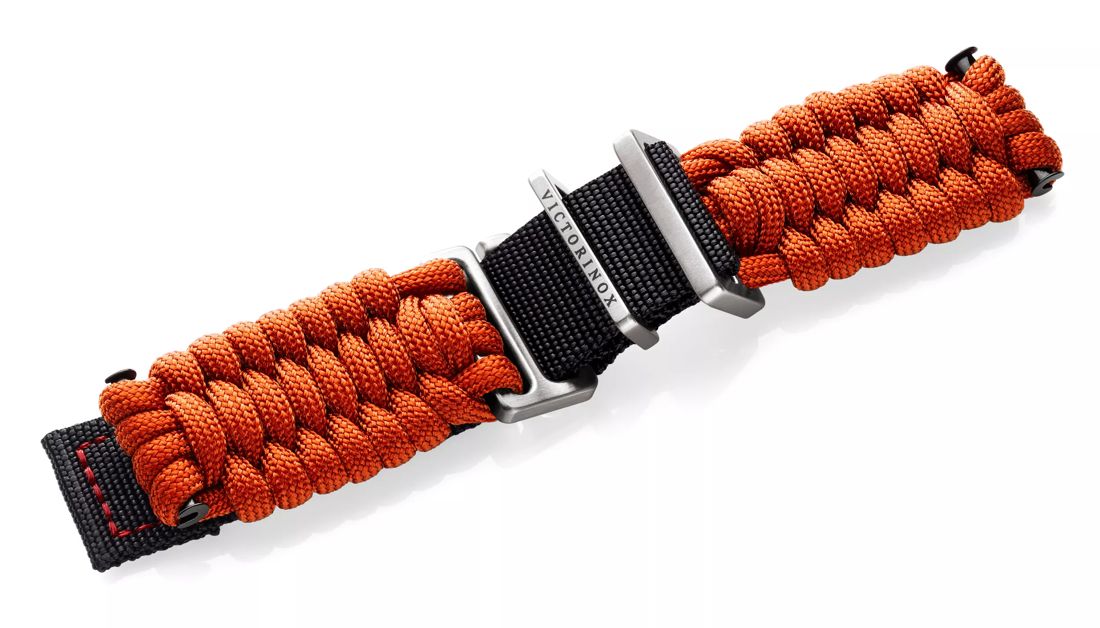 Orange paracord strap with buckle