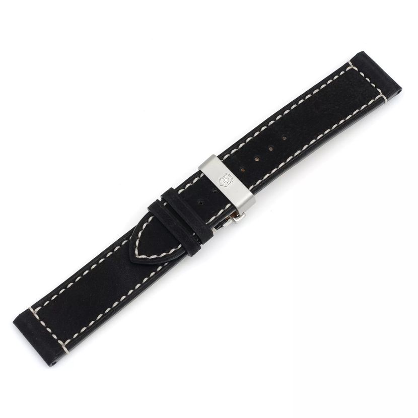 Chrono Pro - Black Leather Strap with Buckle-003252