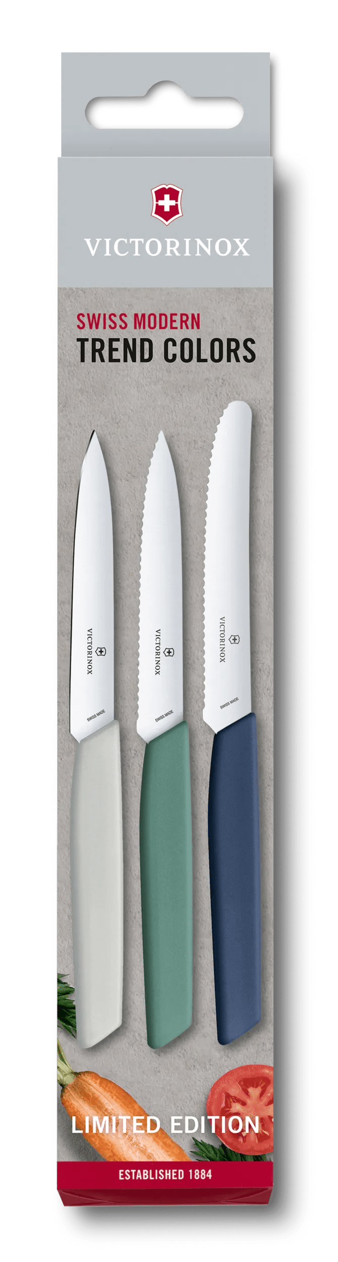 Swiss Modern Paring Knife Set, 3 pieces-6.9096.3L1