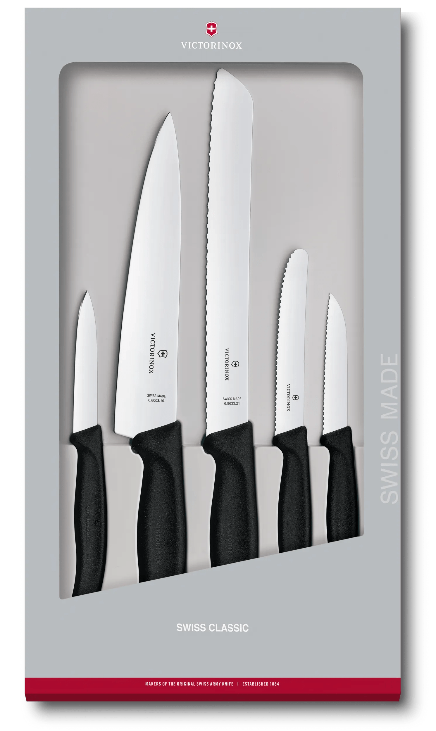 Victorinox Swiss Classic Kitchen Set, Pieces in Black