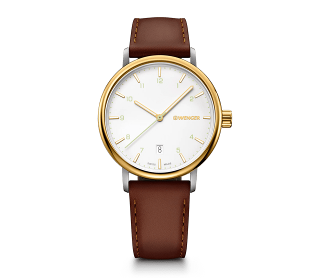 Wenger Urban Classic in Silberweiss 40 mm 01.1731.118