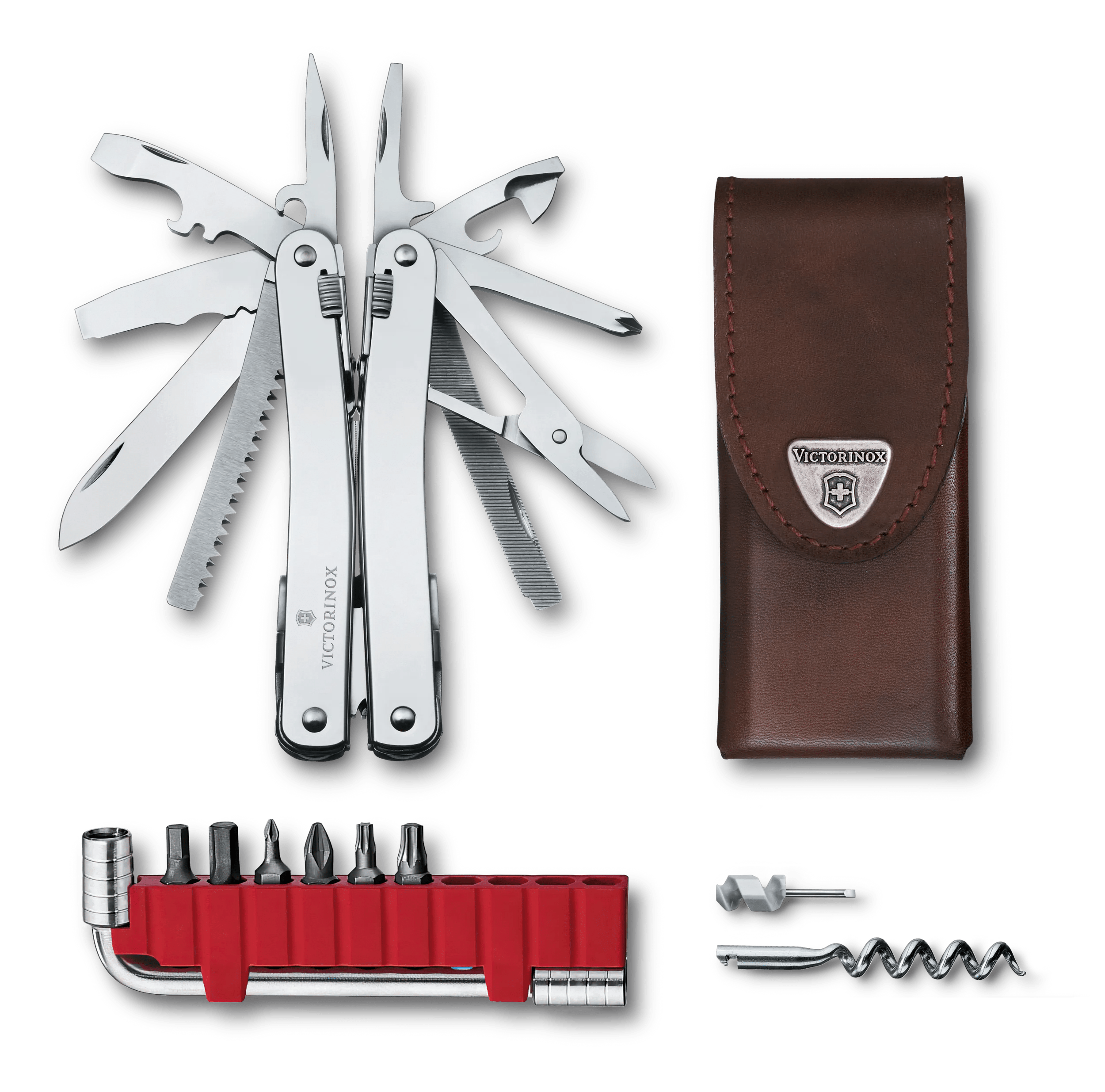 Victorinox Swiss Tool Spirit X Plus in Includes leather pouch 3.0235.L