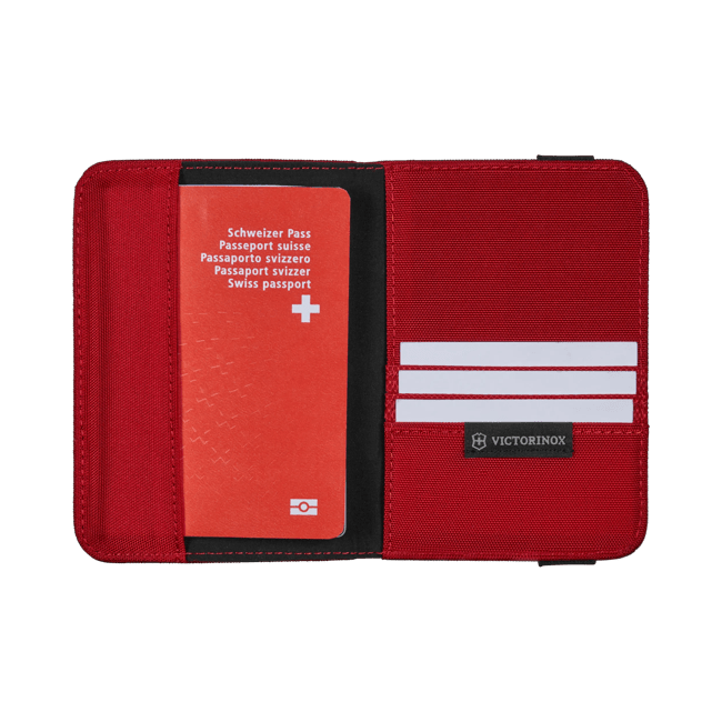 Victorinox Porta-passaporto con protezione RFID in rosso - 610607