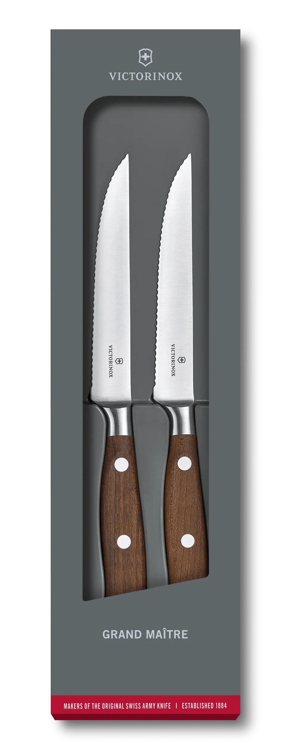 Grand Maître Wood Steak Knife Set, wavy edge-7.7240.2W