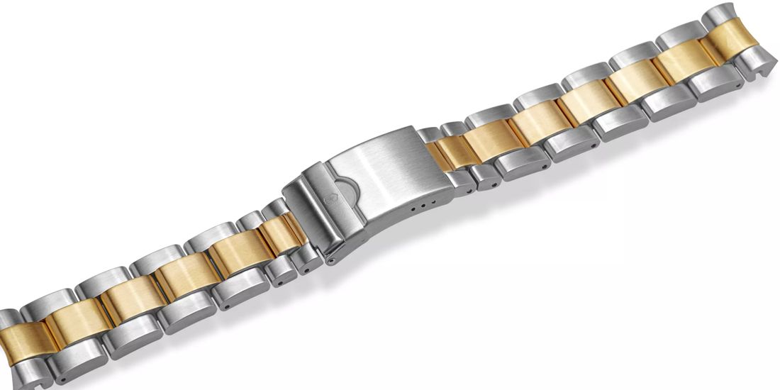 Metal bracelet with clasp-004845