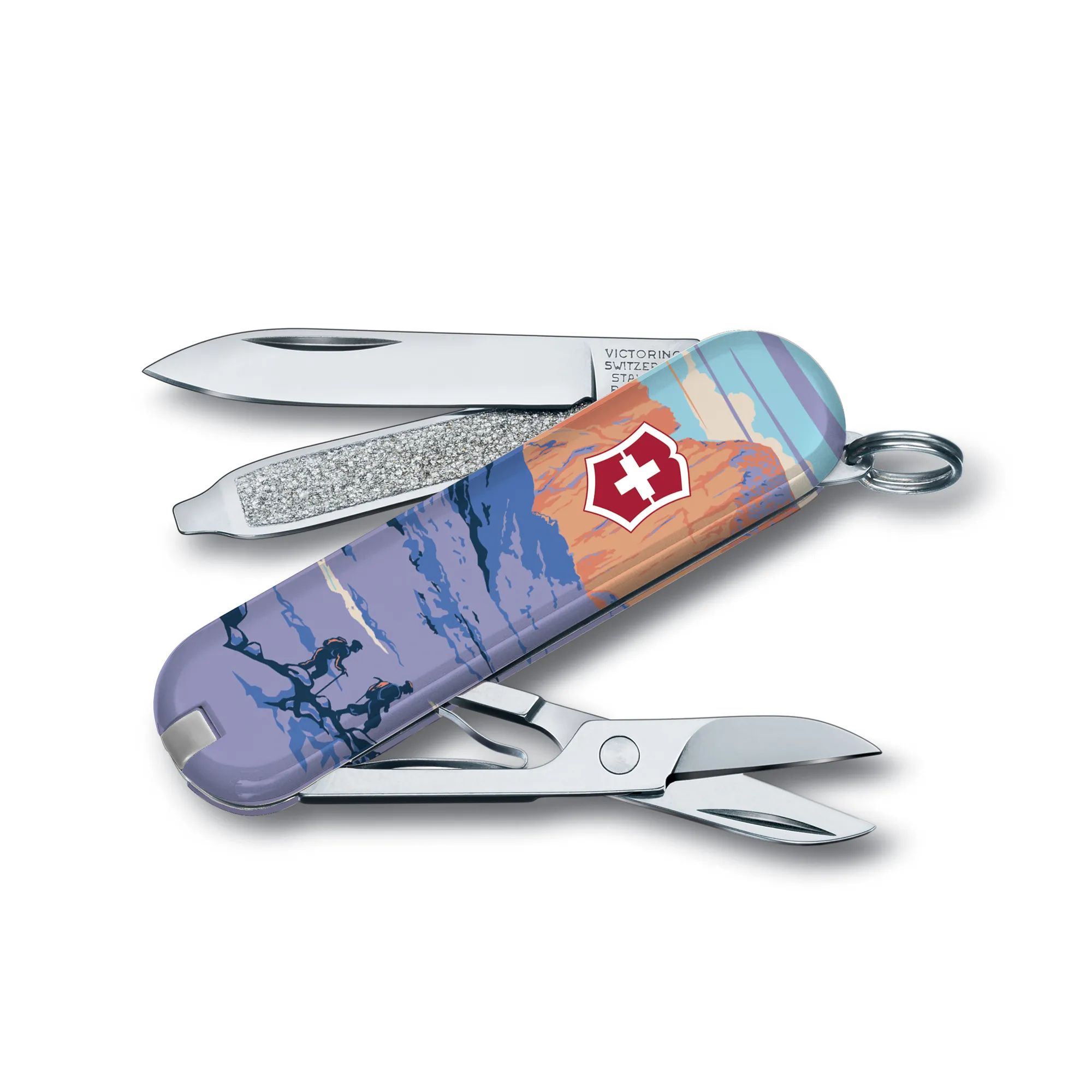 Victorinox Classic SD US National Park in Rocky Mountains