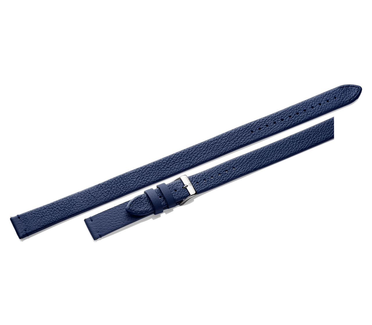 Blue leather strap with buckle - null