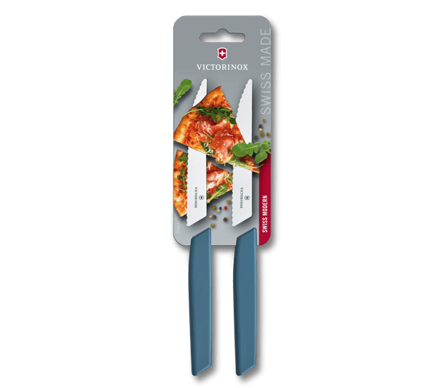 Swiss Modern Steak Knife Set, 2 pieces-6.9006.12W2B