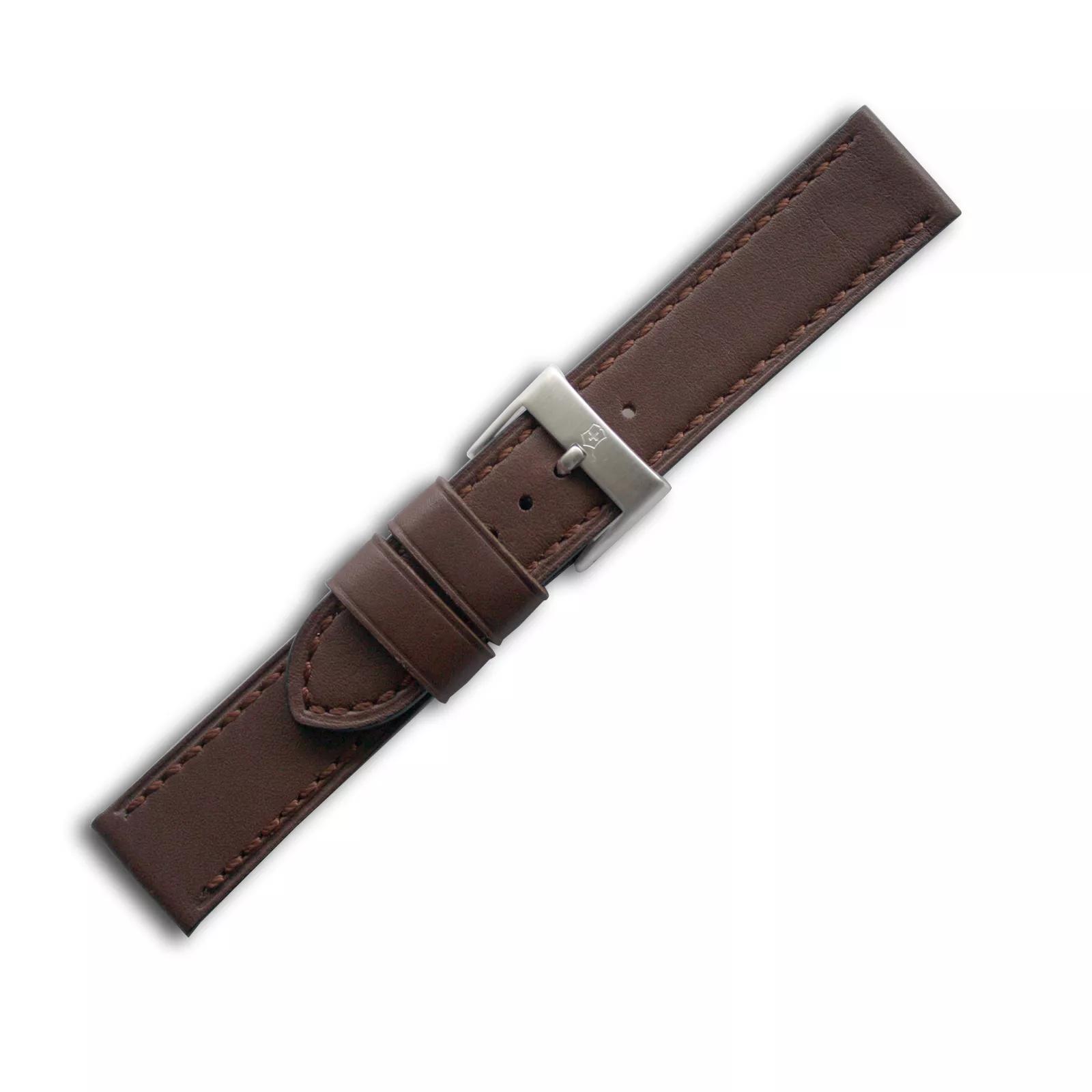 Chrono Classic - Brown Leather Strap with buckle - 21 mm-003075