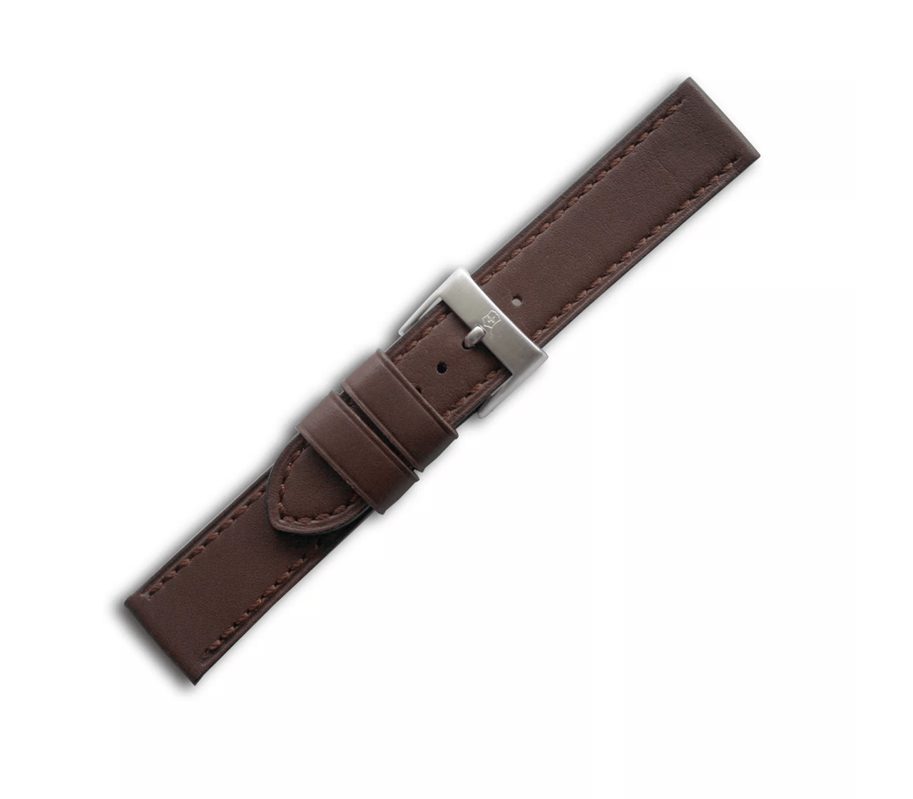 Chrono Classic - Brown Leather Strap with buckle - 21 mm - null