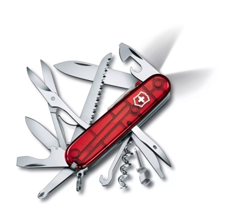 Victorinox Huntsman Swiss Army Knife Multi Tool! RED TRANSLUCENT! KAITLIN  – Suncoast Golf Center & Academy