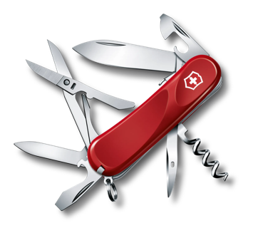 Victorinox Huntsman Red 420 HC Stainless Steel 3.5 in. Multi-Function Knife  - Ace Hardware