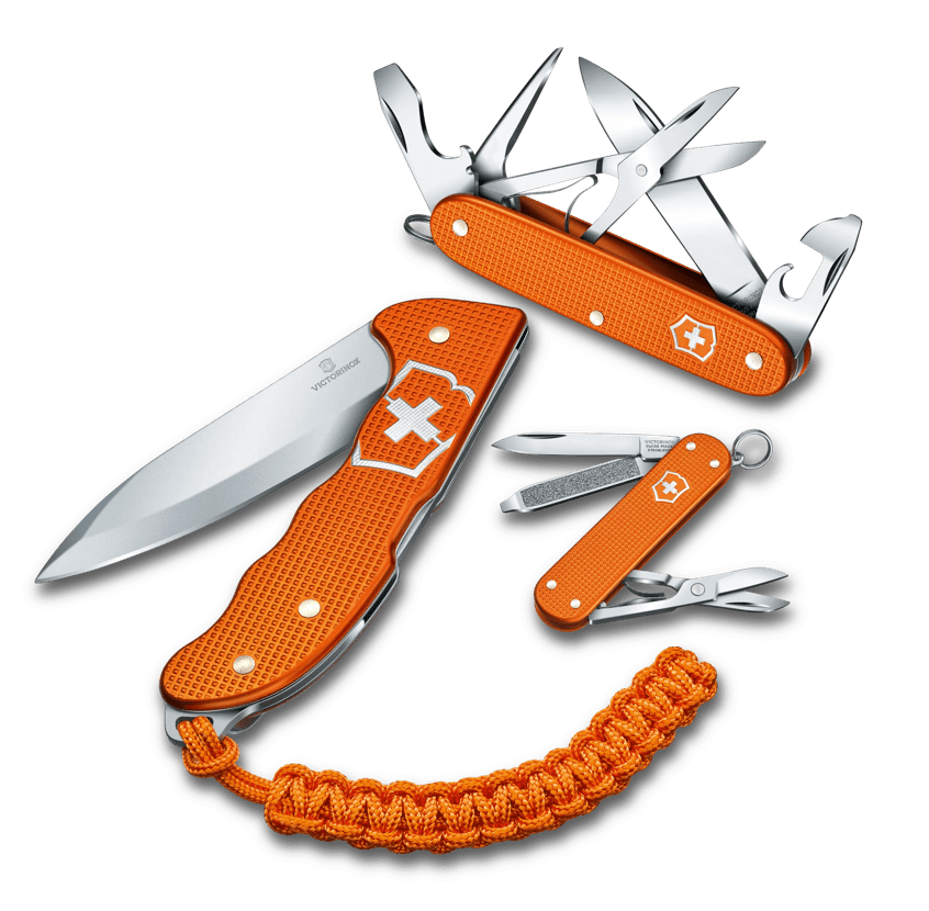 Victorinox Pioneer X Alox Limited Edition 2021 in tiger orange