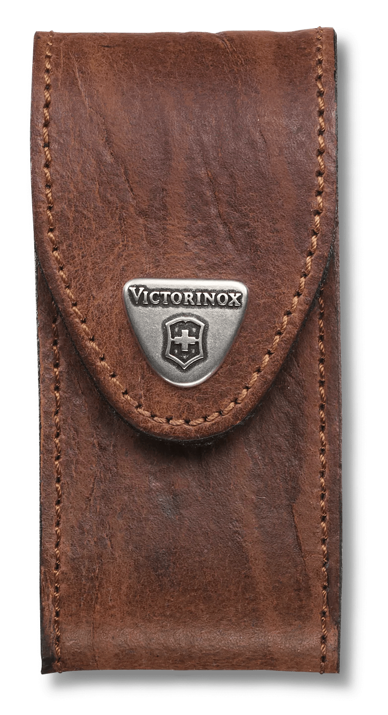 Funda marrón de cuero para cinturón Navaja mediana Victorinox 4.0545 