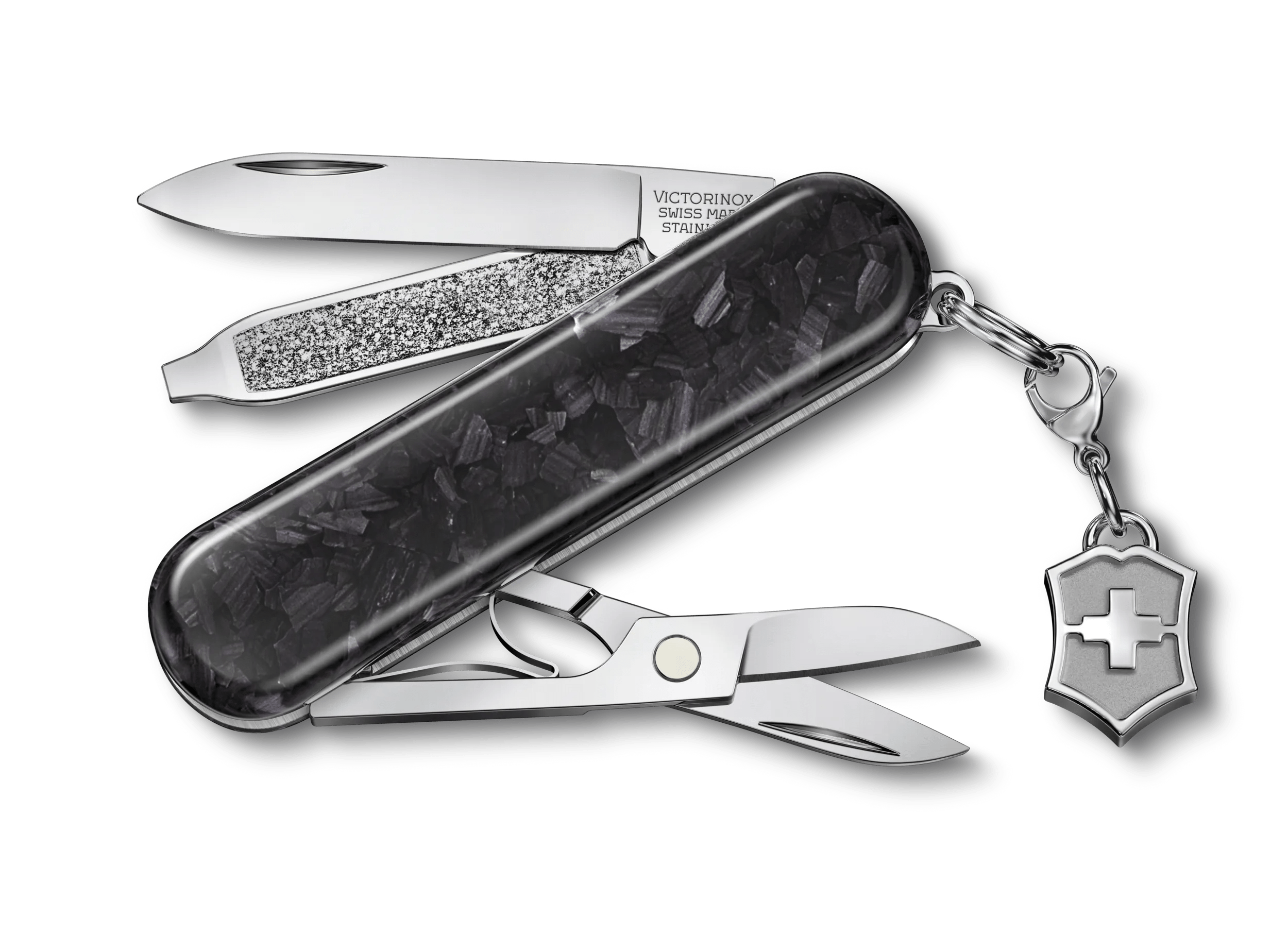 Victorinox Classic SD Brilliant Carbon en Carbón - 0.6221.90