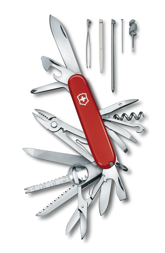 Navaja Suiza Victorinox Swisschamp Original De 33 Servicios - ROJA