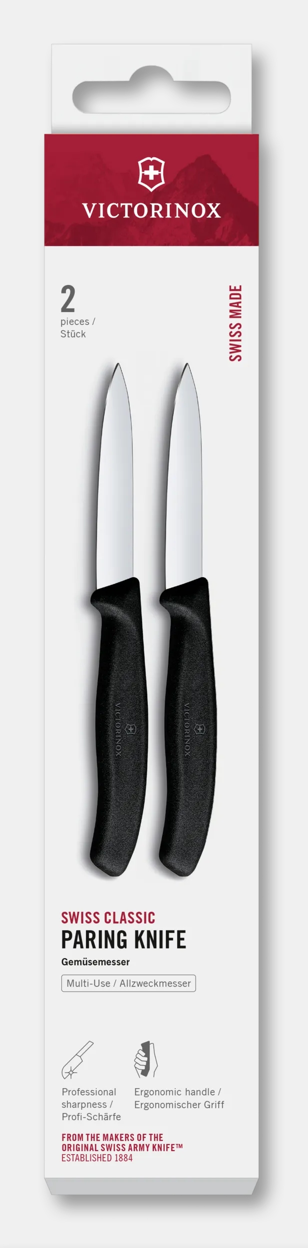 Swiss Classic Paring Knife Set, 2 Pieces - 6.7603.2